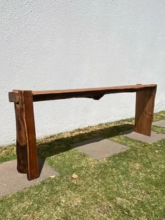 I make wooden benches and coffee tables