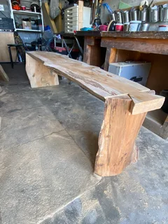 I make wooden benches and coffee tables