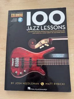 100 Jazz BASS Lessons book