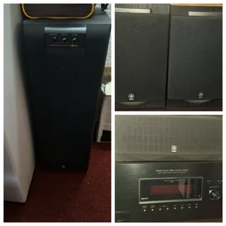 Sony amplifier and and Yamaha speakers