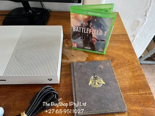 Xbox One S with 1x Wireless Original Controller, 2x Games &amp; Headphones Included in Sale..