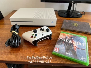 Xbox One S with 1x Wireless Original Controller, 2x Games &amp; Headphones Included in Sale..