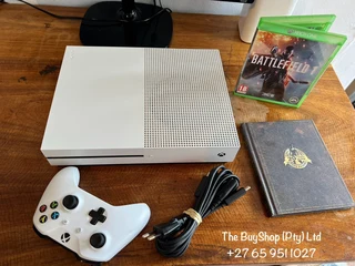 Xbox One S with 1x Wireless Original Controller, 2x Games &amp; Headphones Included in Sale..