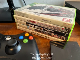 In Great Working Condition Xbox 360 Super Slimline 500gb with 5x Games &amp; 1x Controller for Sale…
