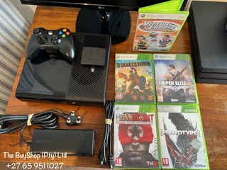 In Great Working Condition Xbox 360 Super Slimline 500gb with 5x Games &amp; 1x Controller for Sale…