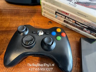 In Great Working Condition Xbox 360 Super Slimline 500gb with 5x Games &amp; 1x Controller for Sale…