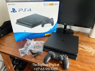 In box, like new play station 4 slimline 500gb with 1x controller and 2x games included for sale…