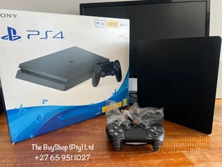 In box, like new play station 4 slimline 500gb with 1x controller and 2x games included for sale…