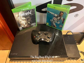 In box, in great working condition xbox one 500gb with 1x controller and 2x games included for sale…