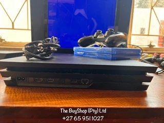 In great working condition PlayStation 4 Pro 1tb with 1x controller and 2x games included for sale…