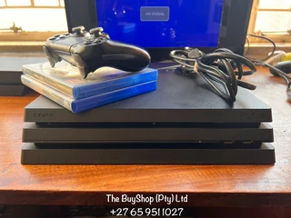 In great working condition PlayStation 4 Pro 1tb with 1x controller and 2x games included for sale…