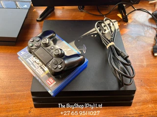 In great working condition PlayStation 4 Pro 1tb with 1x controller and 2x games included for sale…