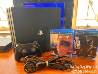In great working condition PlayStation 4 Pro 1tb with 1x controller and 2x games included for sale…