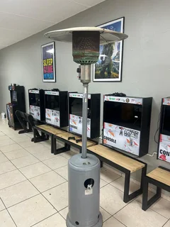 Original Alva Outdoor Patio Gas Heater and Alva Gas Bottle included in Sale…