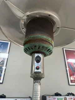 Original Alva Outdoor Patio Gas Heater and Alva Gas Bottle included in Sale…