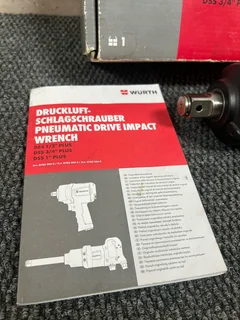 In Box Brand New Wurth Pneumatic Drive Impact Wrench DSS 3/4“ Plus with Manuals included…