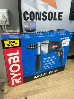 Brand New Ryobi Drill Impact 13mm 850W Keyed Chuck PD-852Vr for Sale…