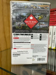 In Great Working Condition Nintendo Switch Game “Construction Simulator 4” with Case for Sale..