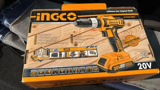 Brand New Ingco Cordless 20v Drill Complete with 2x Batteries, Charger &amp; Soft Ingco Carry Bag..