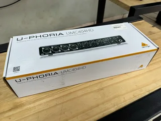 Brand New Behringer upg umc404hd audio interface, Cables and Power Cables included.