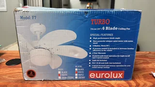 Brand New Eurolux 76cm Fan Ceiling Light for Sale…