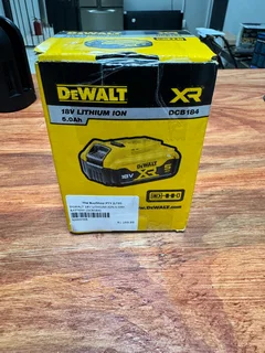 Brand New, Unused Dewalt XR 18V (DCB 184) 5.0 Ah Lithium -Ion Battery for Sale…