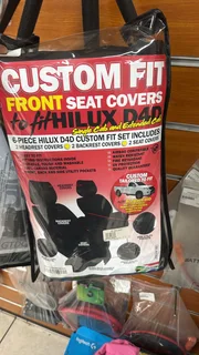 Brandnew Skinz Custom Tailor Fitted front & rear Seat Covers to fit ‘07-‘16 Hilux & Fortuner