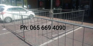 Temporary fences for hire
