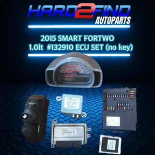 2015 Smart Fortwo  1.0  #132910 (No Key) Ecu Set For Sale
