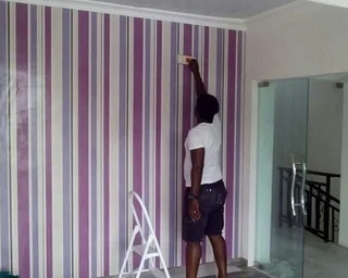 Wall Paper Installation