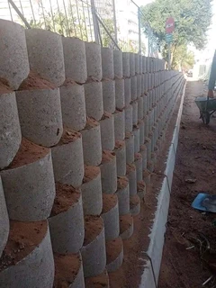 Retaining Wall Install