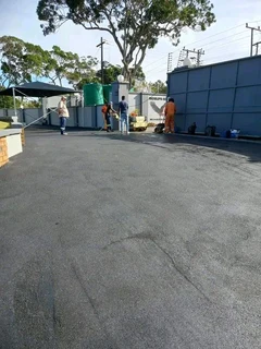 PAVING CONCRETE TAR