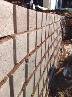 INSTALLATION OF RETAINING WALLS