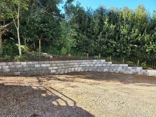 INSTALLATION OF RETAINING WALLS