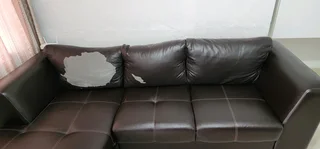 L Shape Brown Bradlows Couche