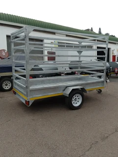 Silver Trailer  with km available now!