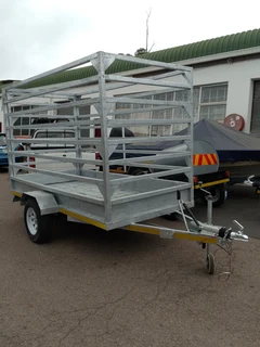 Silver Trailer  with km available now!