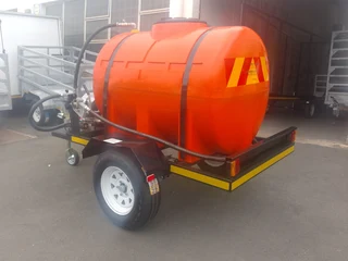 Orange Trailer  with km available now!