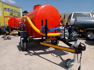 Orange Trailer  with km available now!