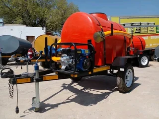 Orange TRAILER  with km available now!