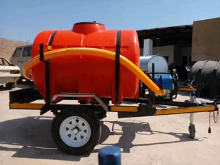 Orange TRAILER  with km available now!
