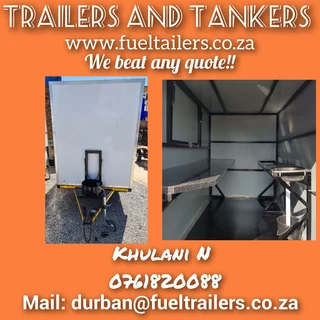 White Trailer  with 1km available now!