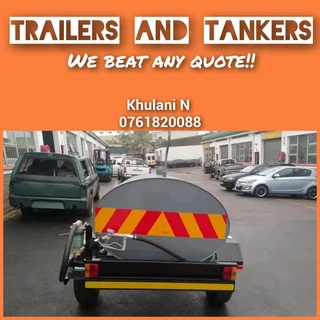 Grey FUEL TRAILER  with 1km available now!