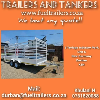 White Trailer  with 1km available now!