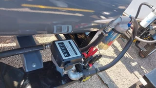 1500 liter mild steel tankertrailer bowser