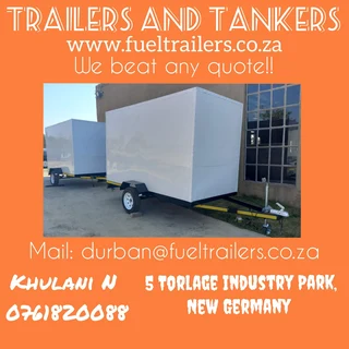 White Trailer  with 1km available now!