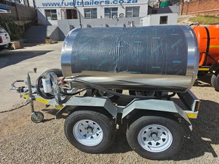 1500 liter stainless steel tankertrailer bowser