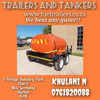 Orange Trailer  with 1km available now!