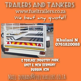 White Trailer  with 1km available now!