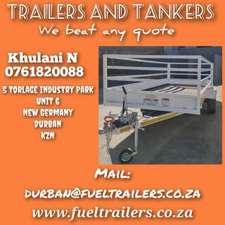 White Trailer  with 1km available now!